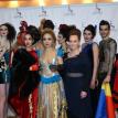Interviewing world class designerAlexandra Popescu-York wearing her couture fash